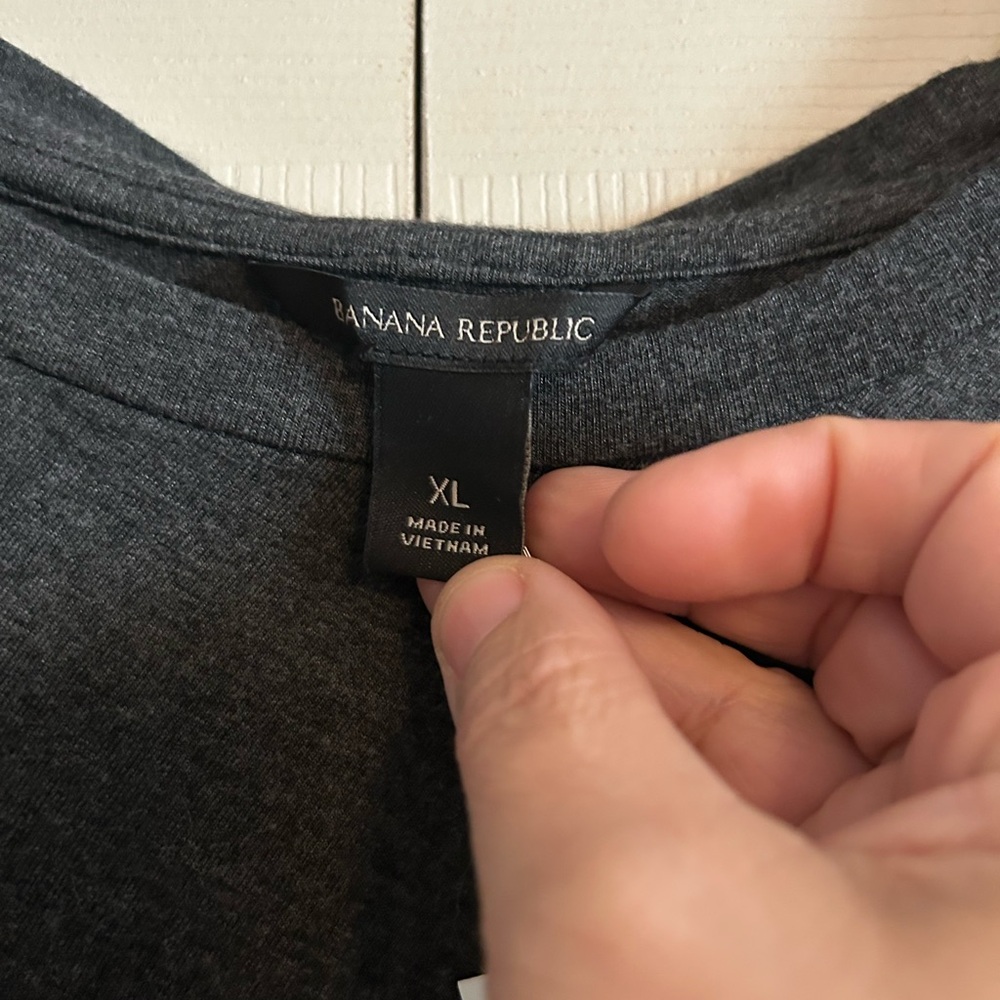 Banana Republic Dark Gray Midi Dress - Picture 6 of 7
